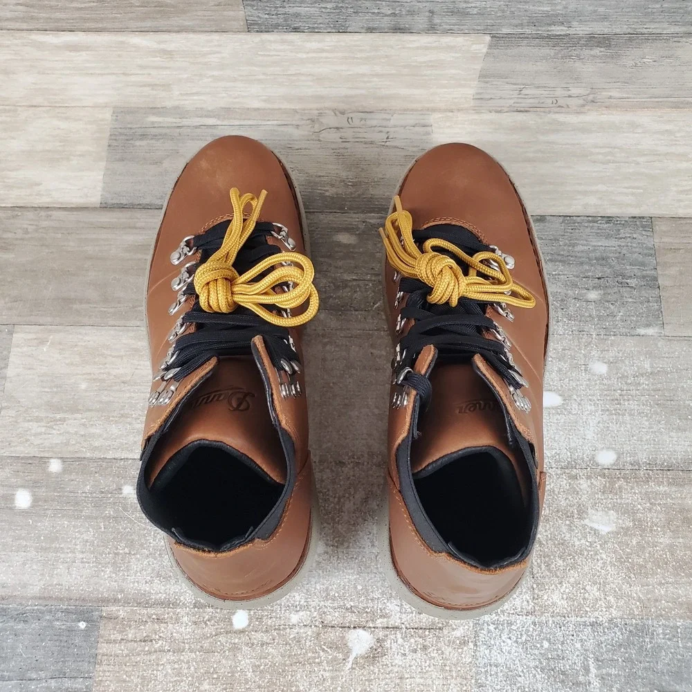 Danner Vertigo 917 Mens Hiking Shoes‎ Sz 8.5 Brown Lace Up Mid Top Waterproof